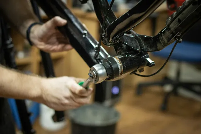 The welded junction where a trike frame splits towards its rear axle, the area a fracture notice concerns